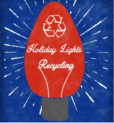 Recycle holiday lights on campus