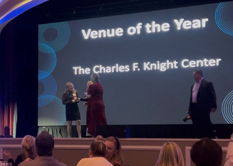 The Knight Center receives 2024 Venue of the Year award