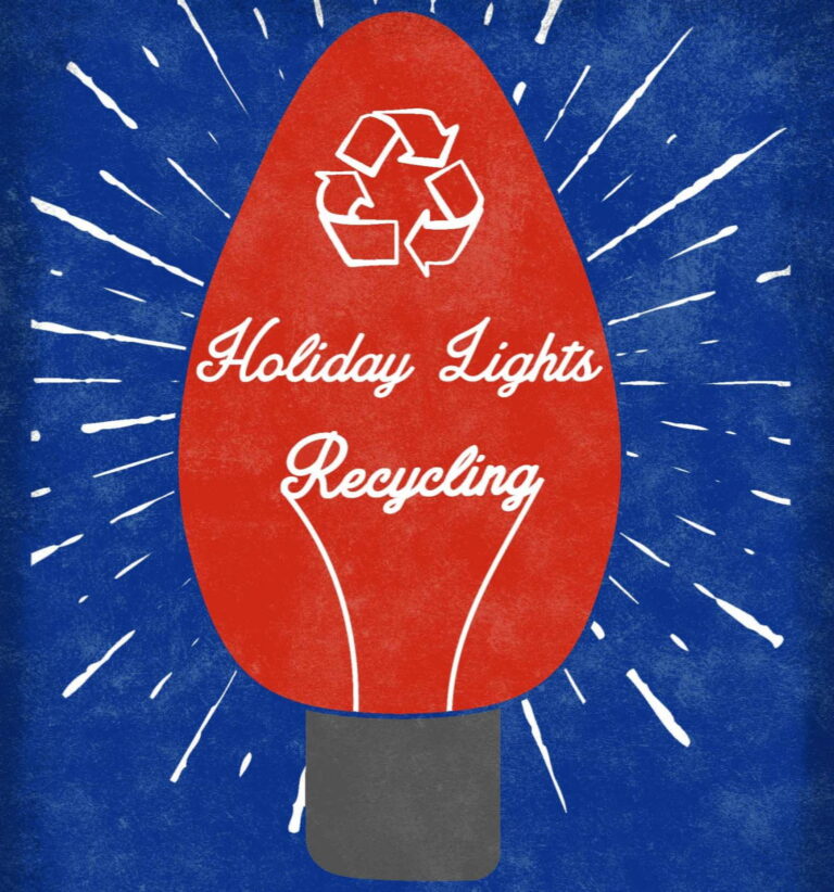 Recycle old holiday lights on campus